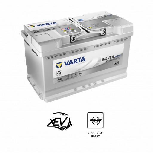 VARTA Silver Dynamic AGM Batteri 12V 80AH 800CCA (315x175x190/190mm